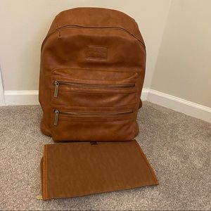 Honest Company City Diaper Bag - Cognac